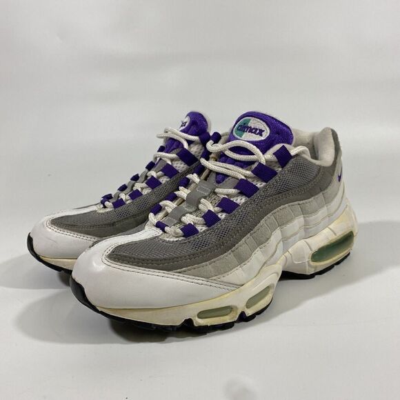 Womens Nike Airmax 313101-151 size 8.5 Rare Colorway Purple Grape Green Y2K - Picture 2 of 10